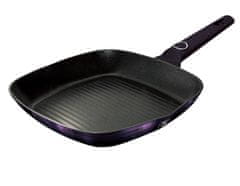 Berlingerhaus Titán felületű grillserpenyő 28 cm Lila Eclipse Collection BH-6634