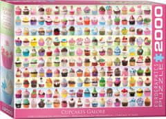 EuroGraphics Rejtvény Színes sütemények (Cupcakes) 2000 db