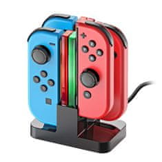 Northix Töltőállomás 4 Joy-Con számára 