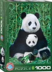 EuroGraphics Panda és kölyök puzzle 1000 darab