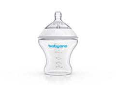 BabyOno Természetes szoptatós anticiklikus cumisüveg 180 ml