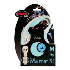 Flexi New Comfort M szalag 5m világoskék 25 kg-ig