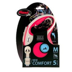 Flexi New Comfort M szalag 5m piros 25 kg-ig