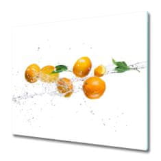 tulup.hu Üveg vágódeszka Narancs és víz 2x30x52 cm