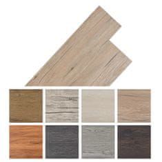 shumee barna tölgy színű öntapadó PVC padlóburkoló lapok 2,51 m² 2 mm