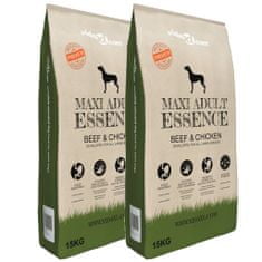 Vidaxl 2 db „Maxi Adult Essence Beef & Chicken” prémium kutyatáp 30 kg 275193