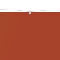 Vidaxl terrakotta oxford-szövet függőleges napellenző 200x270 cm 148374