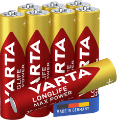 Varta Longlife Max Power elem 8 AAA 4703101418