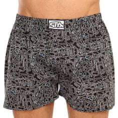 Styx Tarka art 3PACK férfi klasszikus boxeralsó klasszikus gumi (3A12569) - méret M