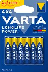Varta Longlife Power elem 4+2 AAA 4903121436
