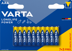 Varta Longlife Power elem 7+3 AAA 4903121470