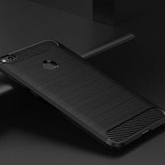 IZMAEL Carbon Bush TPU tok Xiaomi Redmi K30 telefonhoz KP19421 fekete