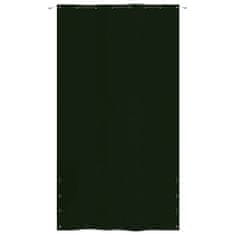 Greatstore sötétzöld oxford-szövet erkélyparaván 160 x 240 cm