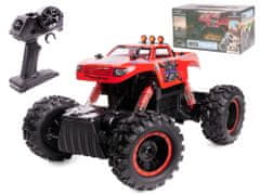 WOWO NQD Rock Crawler King 1.12 USB távirányítós RC autó - piros