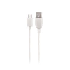 maXlife kábel USB - microUSB 2,0 m 2A fehér (OEM0101019)