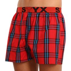 Styx Tarka férfi klasszikus boxeralsó sport gumi (B923) - méret XL