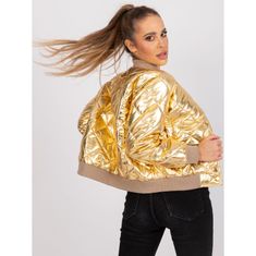 Ex moda Női steppelt kabát SHERISE gold EM-KR-616.29_378642 M