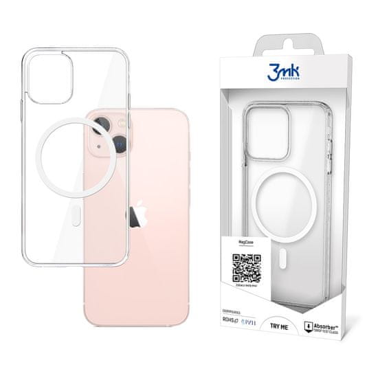 3MK Mag Case tok Apple iPhone 13 telefonra KP20212 átlátszó