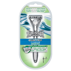 Wilkinson Sword Quattro Titanium Sensitive (Borotva + 1 tartalék fej)