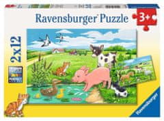 Ravensburger Puzzle Baby állatok 2x12 darab