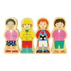 Bigjigs Toys Wooden Puzzle nemzetiségek