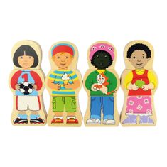 Bigjigs Toys Wooden Puzzle nemzetiségek