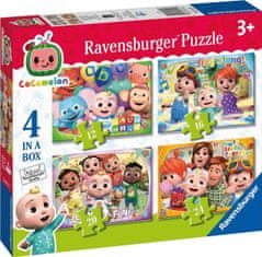 Ravensburger Cocomelon 4 az 1-ben puzzle (12, 16, 20, 24 darab)