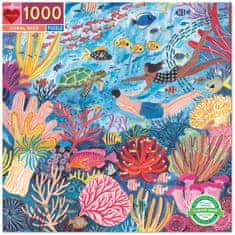eeBoo Négyzet alakú puzzle Korallzátony 1000 darab