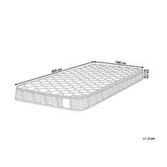 Beliani Kényelmes Kemény Táskarugós Matrac 160 x 200 cm SPLENDOUR