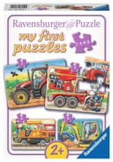 Ravensburger Az első puzzle Traffic machines 4 az 1-ben (2,4,6,8 darab)