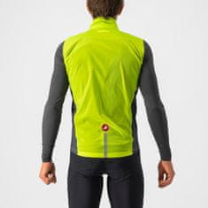 Castelli Squadra Stretch Jacket Electric Lime/Dark Gray széldzseki, sárga, 3XL