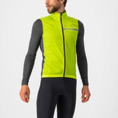 Castelli Squadra Stretch Jacket Electric Lime/Dark Gray széldzseki, sárga, 3XL