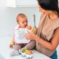 BabyOno Frotteer melltartó, közepes, vízálló elefánt 6m+