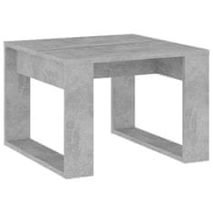 Vidaxl betonszürke szerelt fa kisasztal 50 x 50 x 35 cm 808625