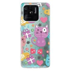 iSaprio Cat pattern 01 szilikon tok Xiaomi Redmi 10C