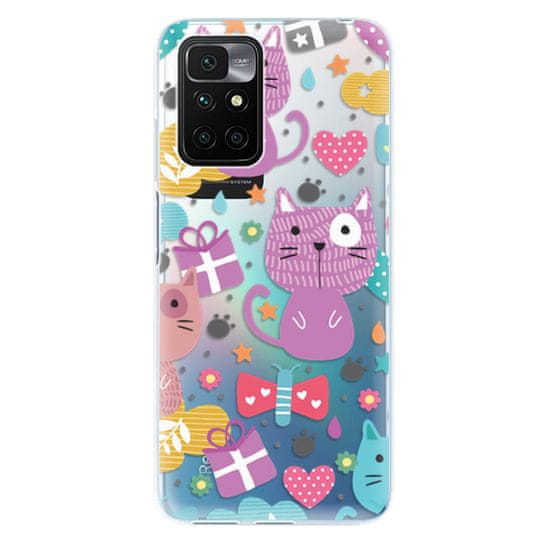 iSaprio Cat pattern 01 szilikon tok Xiaomi Redmi 10