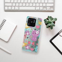 iSaprio Cat pattern 01 szilikon tok Xiaomi Redmi 10C