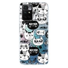 iSaprio Cat pattern 03 szilikon tok Xiaomi Redmi 10