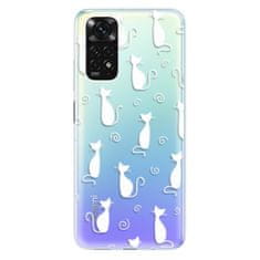 iSaprio Cat pattern 05 - white szilikon tok Xiaomi Redmi Note 11 / Note 11S