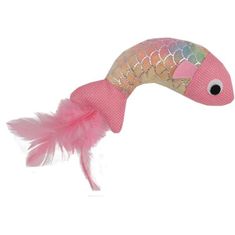 Happy Pet Játék macska plüss sellő hal rózsaszín HP