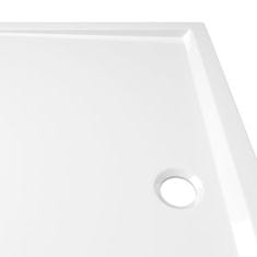 Greatstore téglalap alakú fehér ABS zuhanytálca 80 x 90 cm