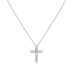 Morellato Stílusos ezüst nyaklánc Kereszt Large Crosses Tesori SAIW116