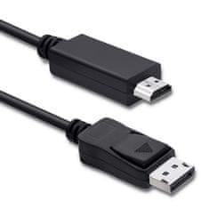 Qoltec DisplayPort v1.1 male | HDMI male | 4K | 3m