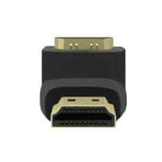 Qoltec HDMI A férfi | HDMI A női | szögadapter