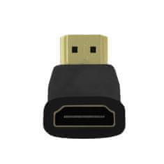 Qoltec HDMI A férfi | HDMI A női | szögadapter