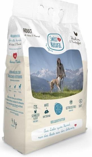 Swiss Natural Dog Adult csirke 4 kg