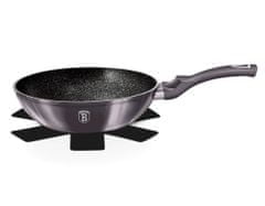 Berlingerhaus WOK serpenyő márványozott felülettel 28 cm Carbon PRO Line BH-6900