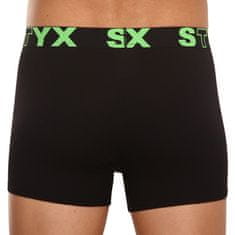 Styx Fekete férfi boxeralsó sport gumi (G962) - méret XXL