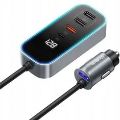 Mcdodo MCDODO AUTÓS TÖLTŐ USB / USB-C PD 107W LED CC-1900