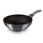 Berlingerhaus WOK serpenyő márványozott felülettel 28 cm Carbon PRO Line BH-6900